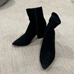 Suede booties